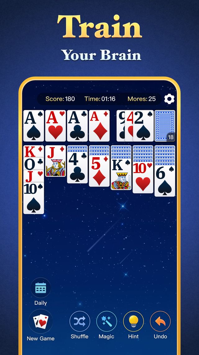 Relaxing Jolly Solitaire gameplay